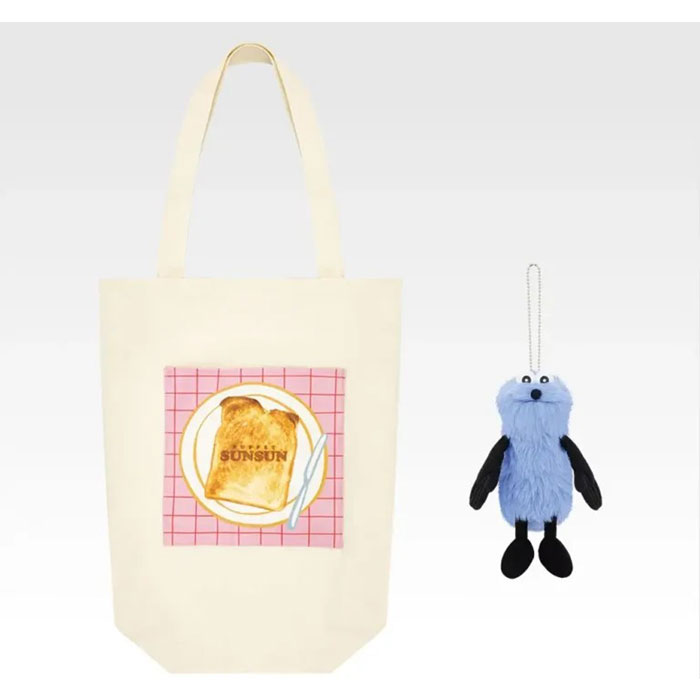 楽天市場】パペットスンスン 一番くじ B賞 ぬいぐるみ付トートバッグ