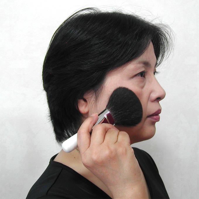 楽天市場】竹宝堂 熊野筆 化粧筆 メイクブラシ ジャンボフェイスブラシ