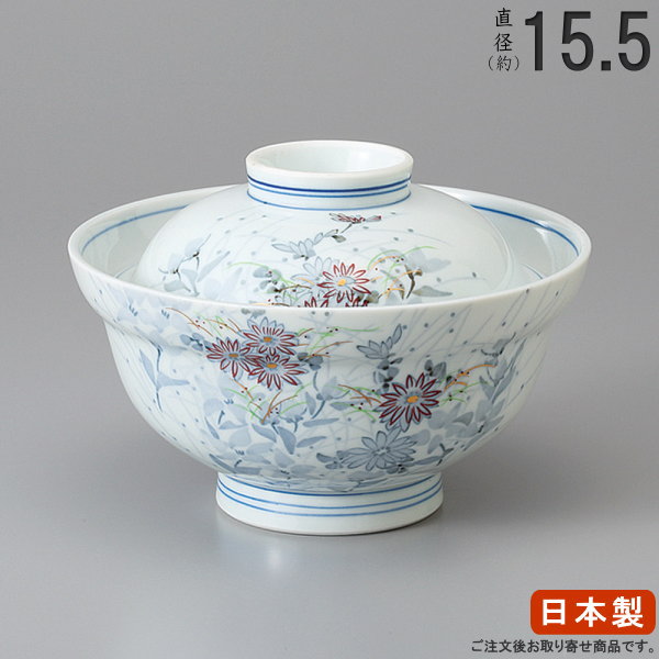 楽天市場】日本製 蓋付き丼ぶり 古染春日野蓋丼ぶり 業務用 食器 陶器