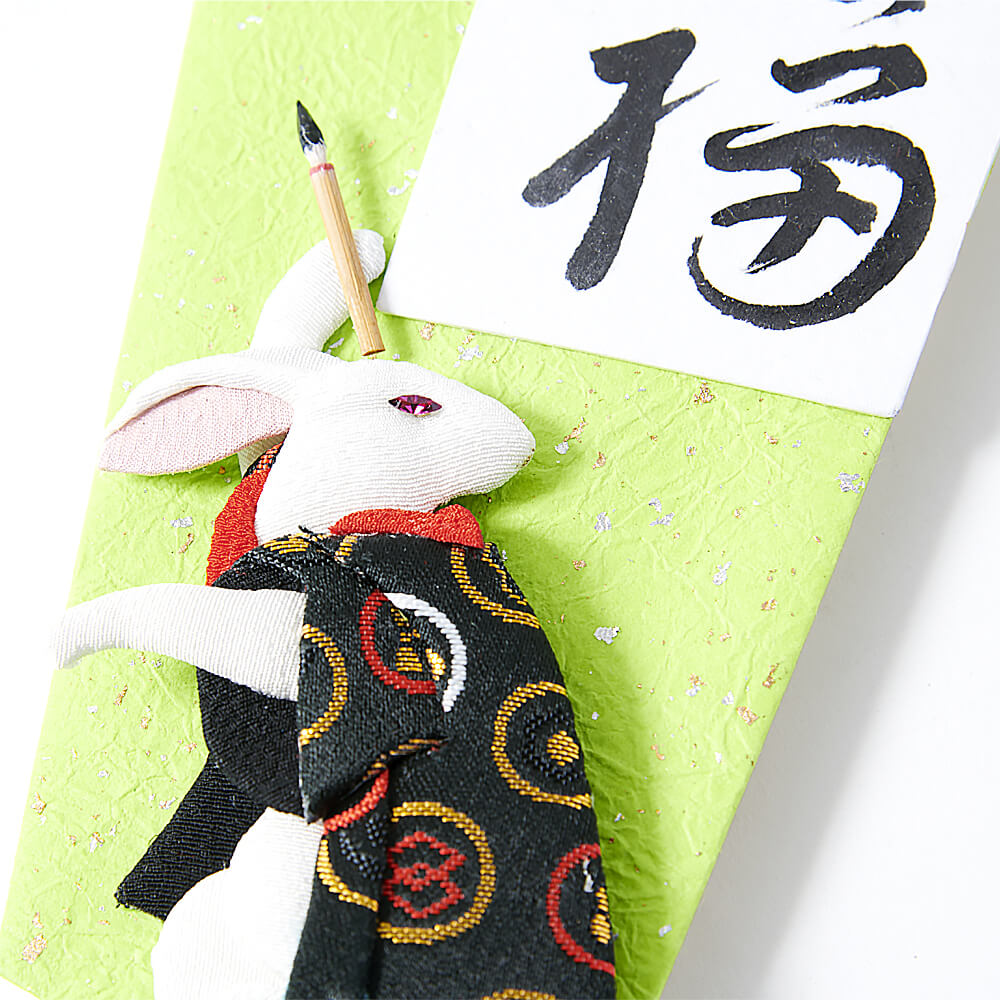 楽天市場】江戸押絵 干支羽子板 (卯) 手づくり 1点物 伝統工芸品 送料