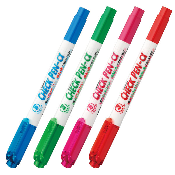 楽天市場】ゼブラ ZEBRA チェックペン α WYT20 全4色から選択 : こま