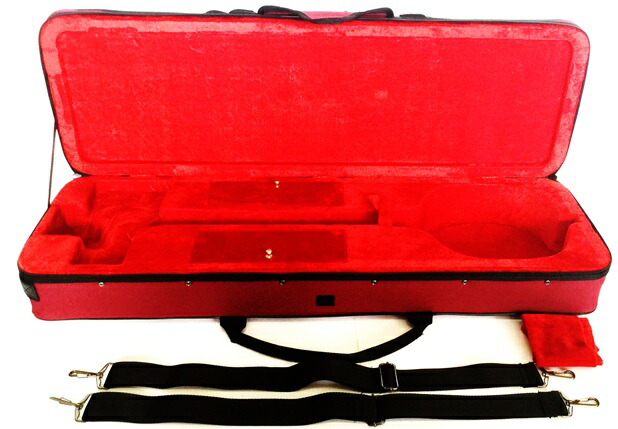 楽天市場】三線 ケース セミハードケース レッド フルボディーガード