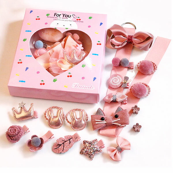 楽天市場】ヘアアクセサリー17点セット☆在庫一掃限定☆300OFF☆送料