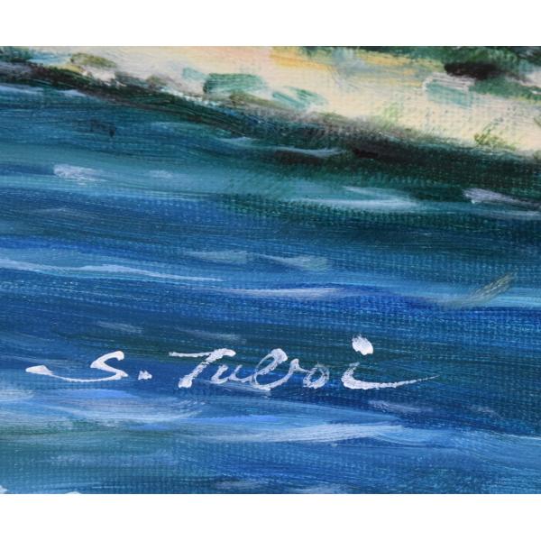 楽天市場】坪井 志朗「穂高と清流」油絵・F6号 應美会会員 個展活動