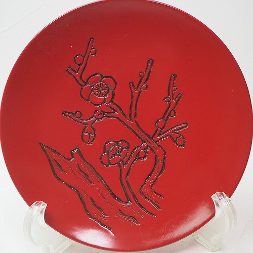 楽天市場】村上木彫堆朱 四季の草花文銘々皿 0174漆器 茶道具 茶道