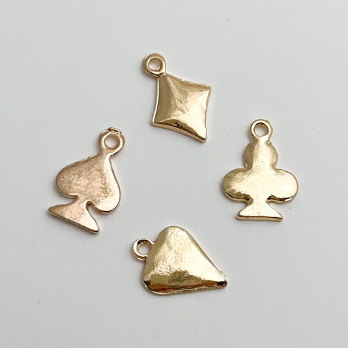 楽天市場】【アクセサリーパーツ】《チャーム》 ゴールド×赤黒