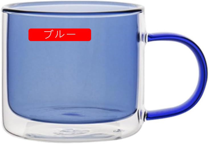 楽天市場】マグカップ ガラス コーヒーカップ 二重ガラスカップ