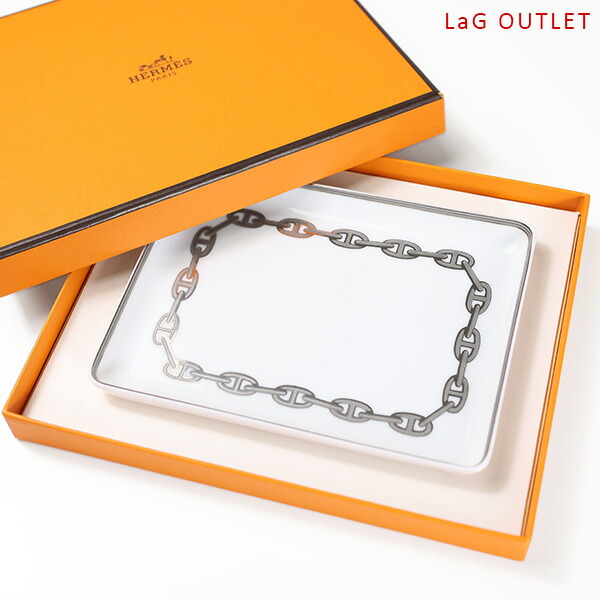 楽天市場】HERMES エルメス Chaine D'ancre Platinum Plate スクエア