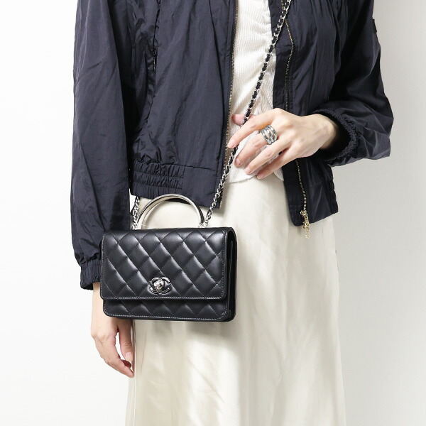 楽天市場】CHANEL シャネル CHAIN WALLET BAG チェーンウォレット