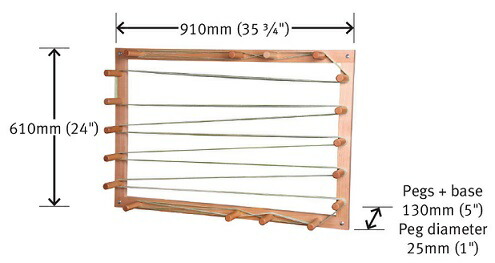 楽天市場】アシュフォード・整経台11m【卓上 手織り 織り機 織機