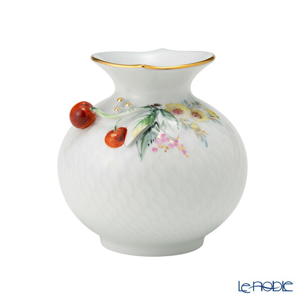 楽天市場】マイセン (Meissen) 波の戯れ 719391／50144 花瓶 チェリー