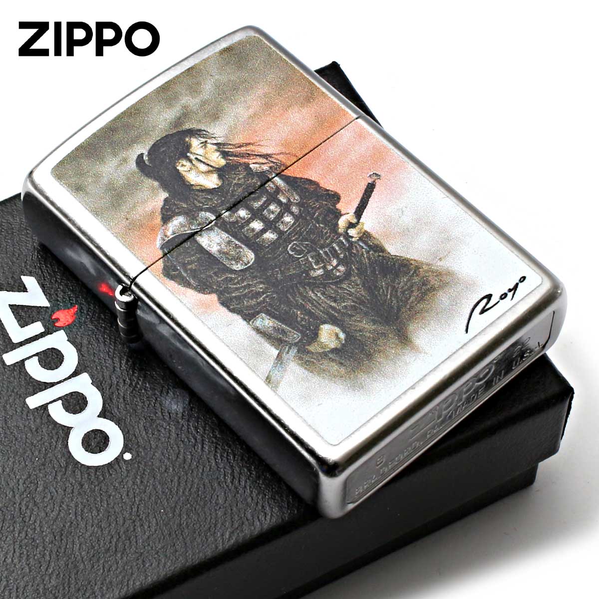 楽天市場】Zippo ジッポライター ルイス・ロヨ Luis Royo SAMURAI