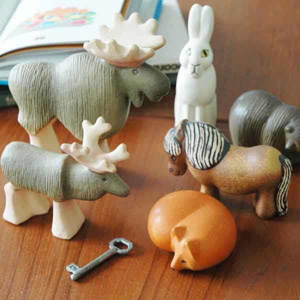 楽天市場】Larson リサラーソン Reindeer mini トナカイミニサイズ