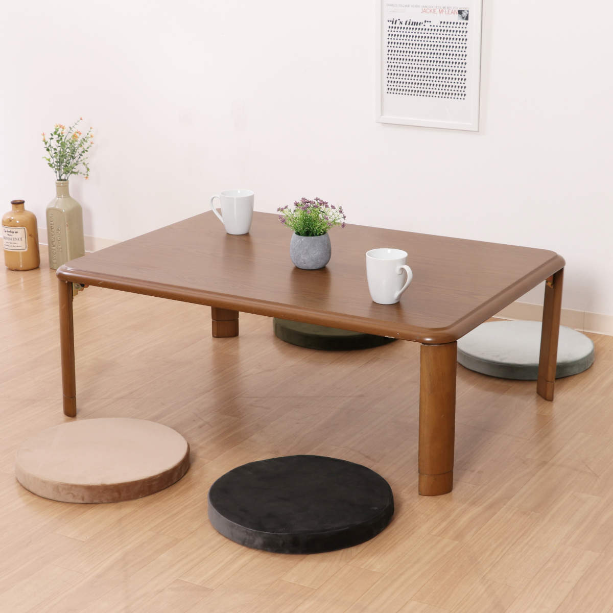 楽天市場】ローテーブル 幅105×奥行75×高さ33・38cm 軽量折りたたみ座