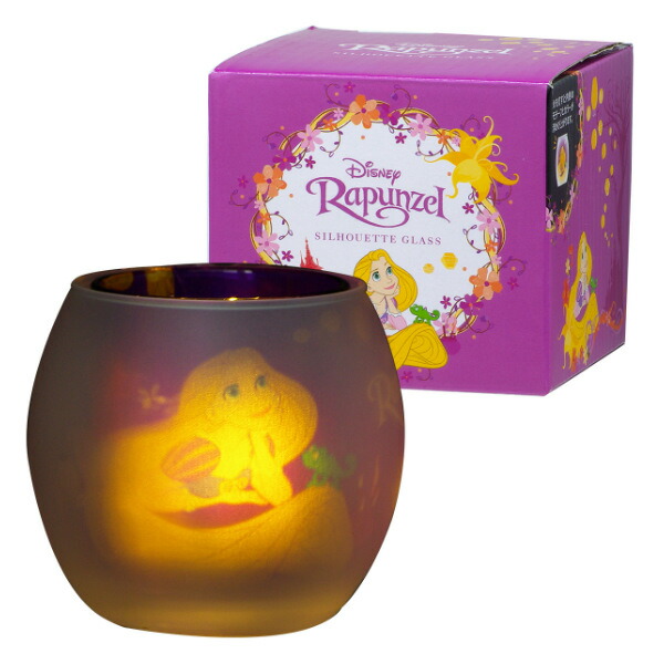 楽天市場】キャンドルホルダー 塔の上のラプンツェル シルエットグラス