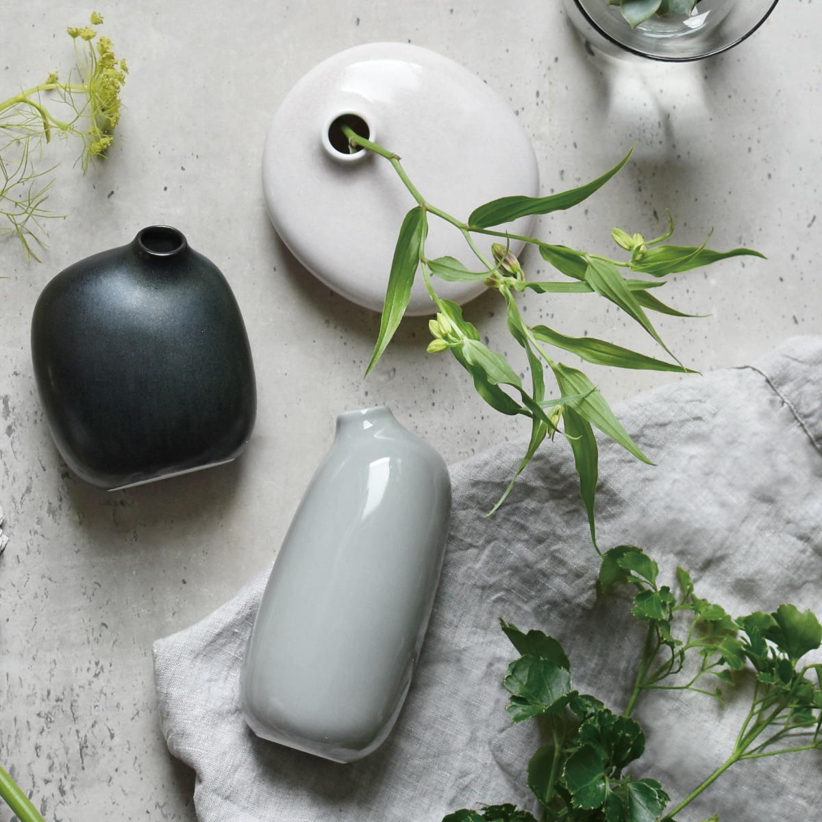 楽天市場】KINTO キントー SACCO ベース 磁器 03 （ 花瓶 一輪挿し