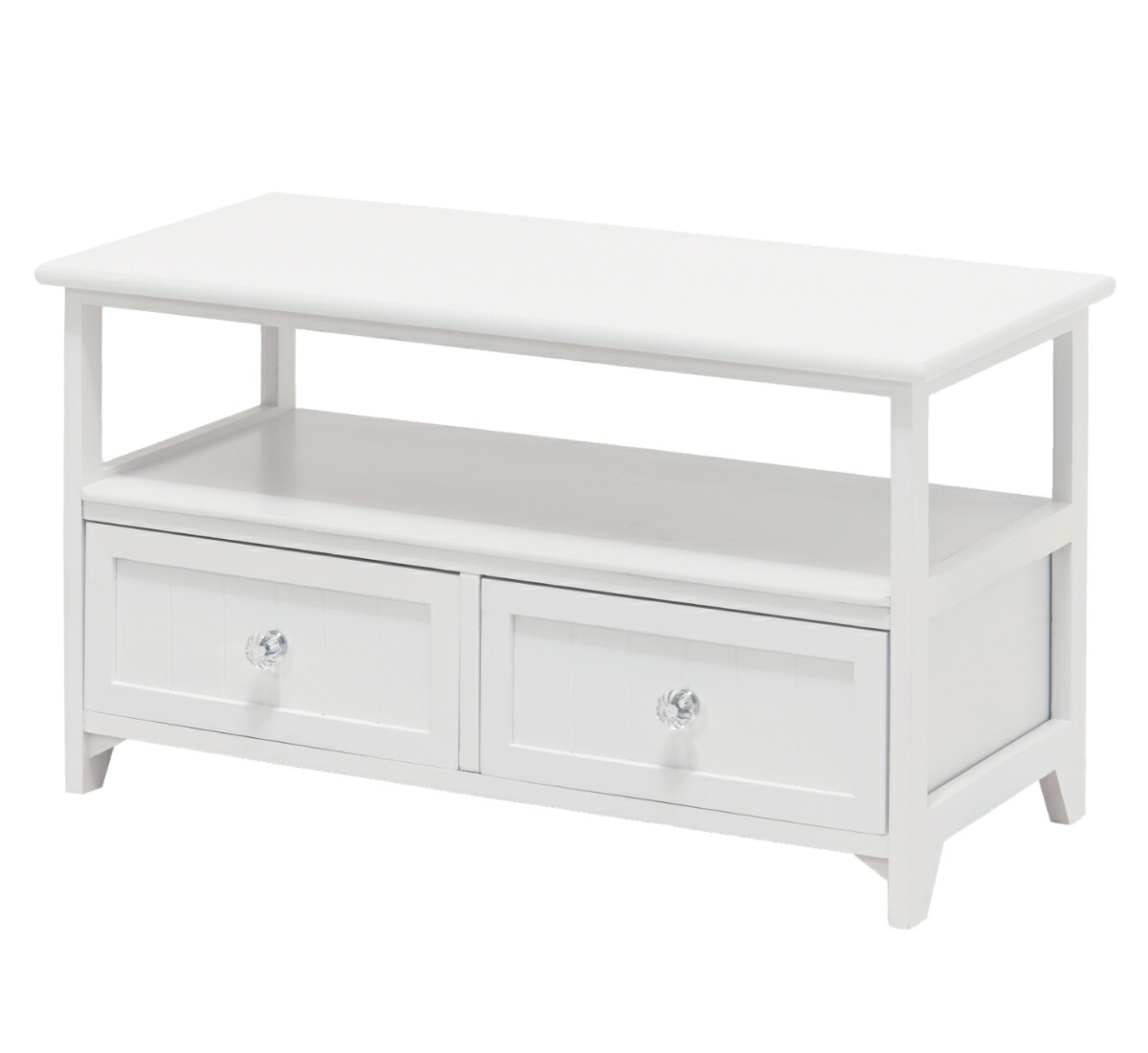 楽天市場】テレビ台 ローボード シャビー調 クリスタル調取っ手 幅72cm