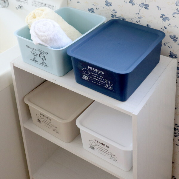 楽天市場】収納ボックス 幅19×奥行27×高さ12cm スヌーピー コレクトBOX