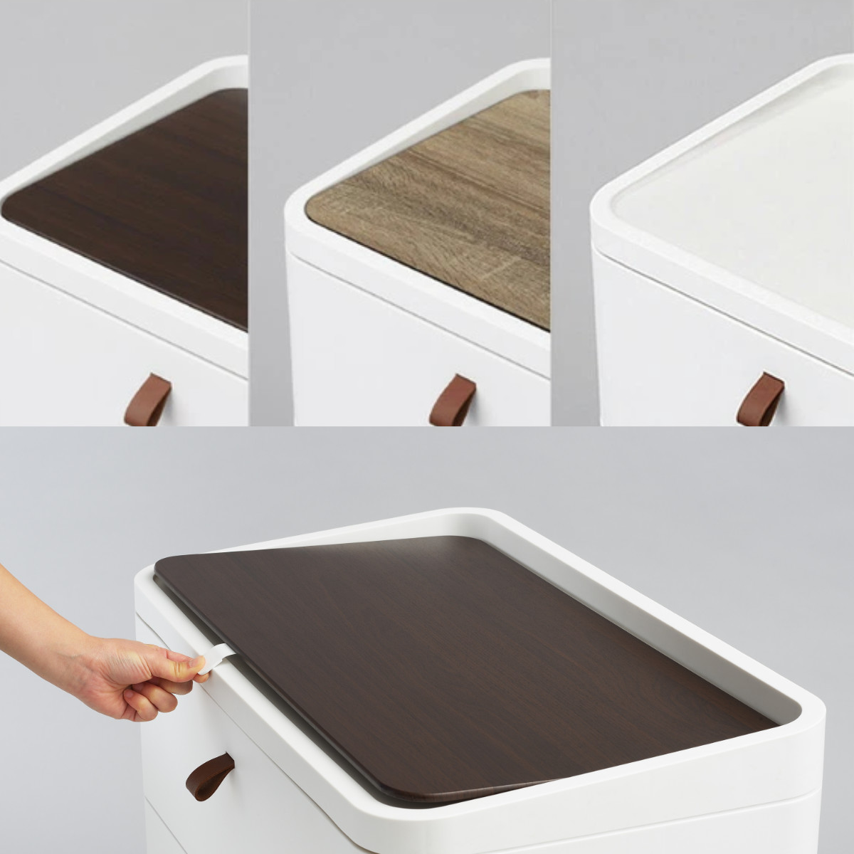 楽天市場】チェスト タンス リバーシブル 木製天板 アースホワイト 2段