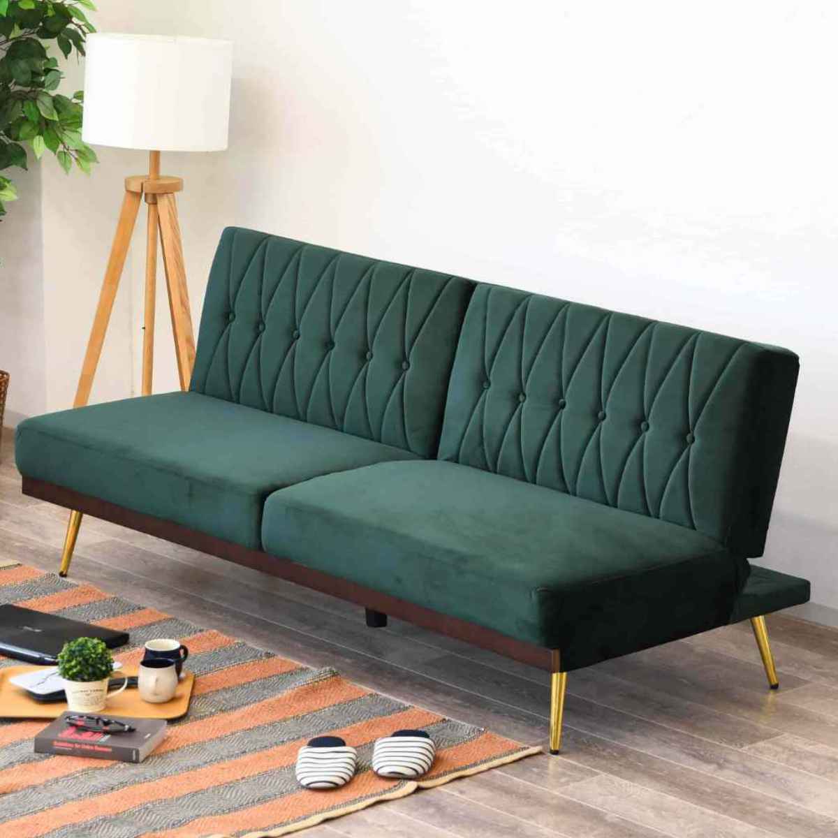 楽天市場】ソファベッド コンパクト リクライニング左右独立 高級感