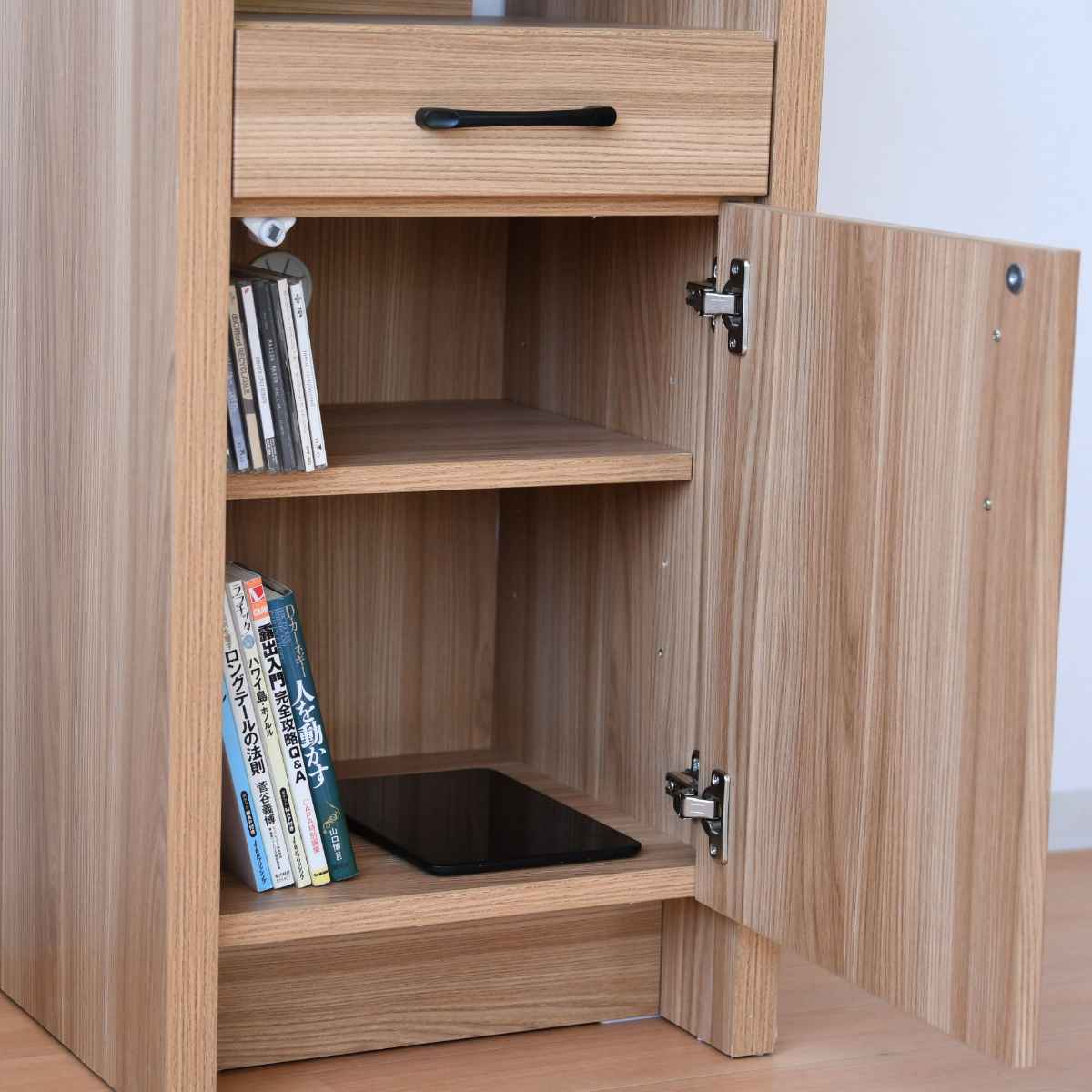 楽天市場】ファックス台 オーク柄 ナチュラルデザイン 幅45cm （ 電話