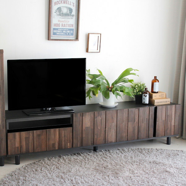 楽天市場】テレビ台 シャビー調 ローボード アカシア材 RESE 幅180cm