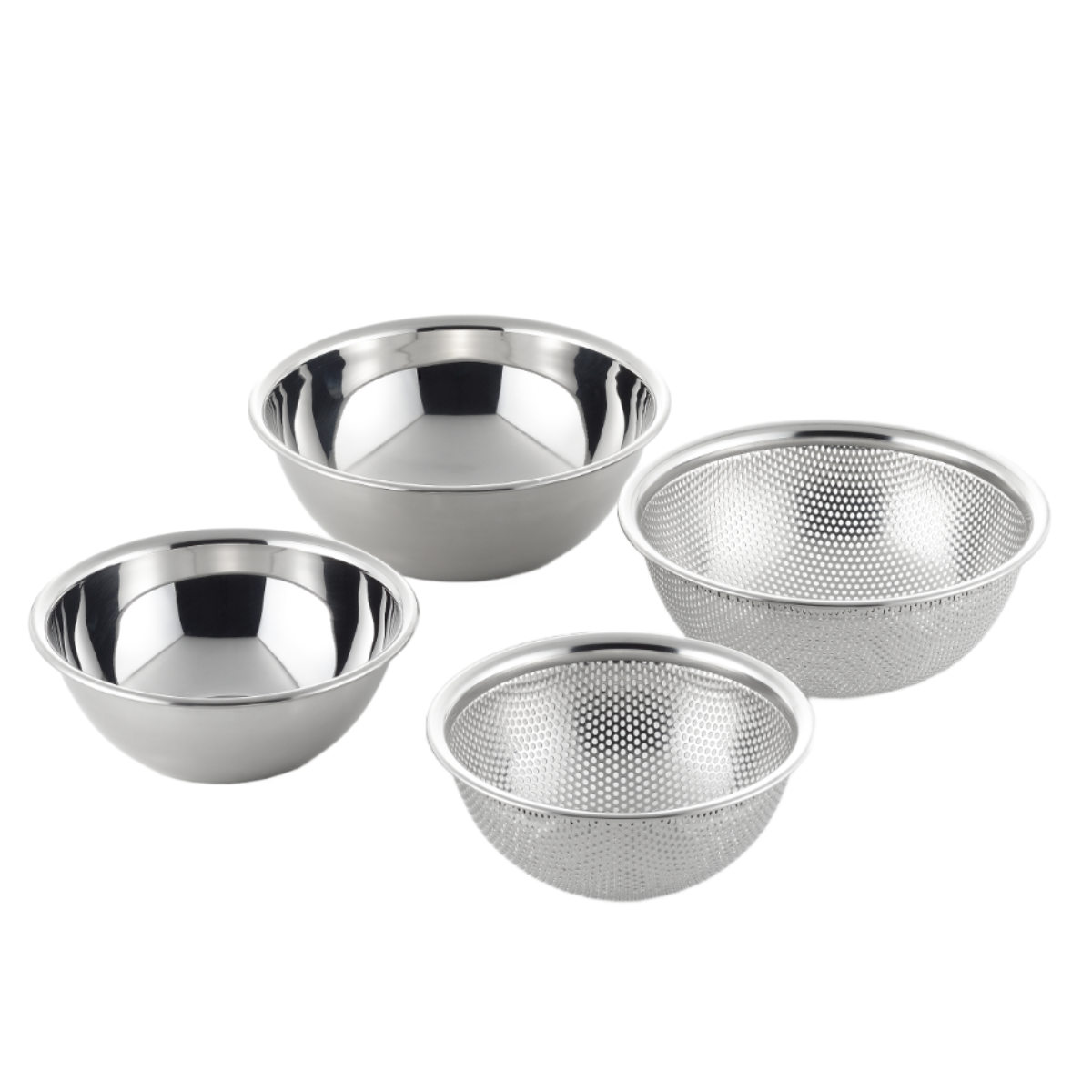 楽天市場】ザル＆ボウル4点セット 15cm 18cm 郷技 ステンレス製 日本製