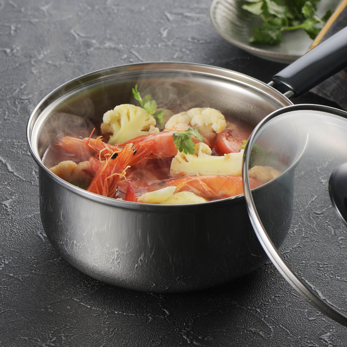 楽天市場】片手鍋 18cm IH対応 クックルックベーシック ステンレス製