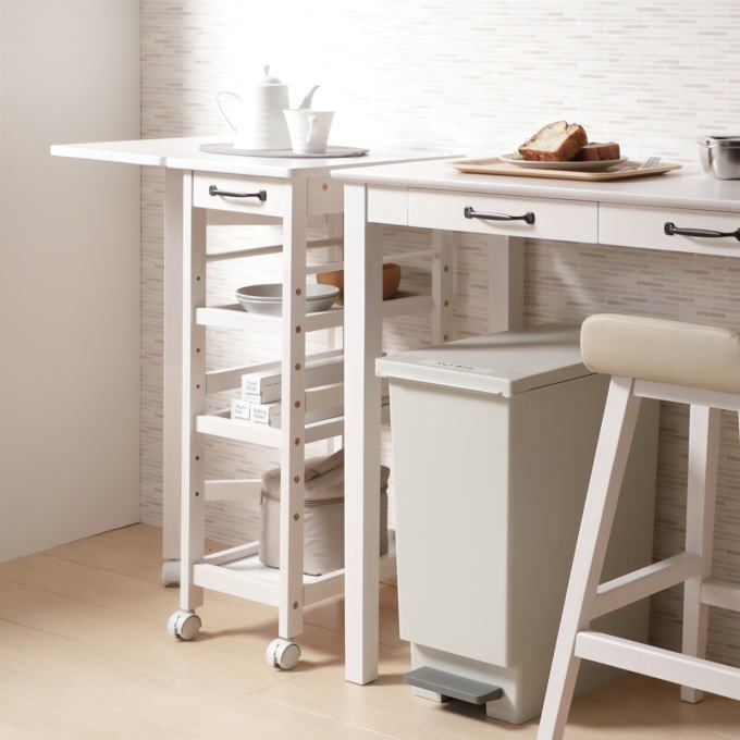 楽天市場】【本日ポイント5倍】キッチンワゴン バタフライ テーブル
