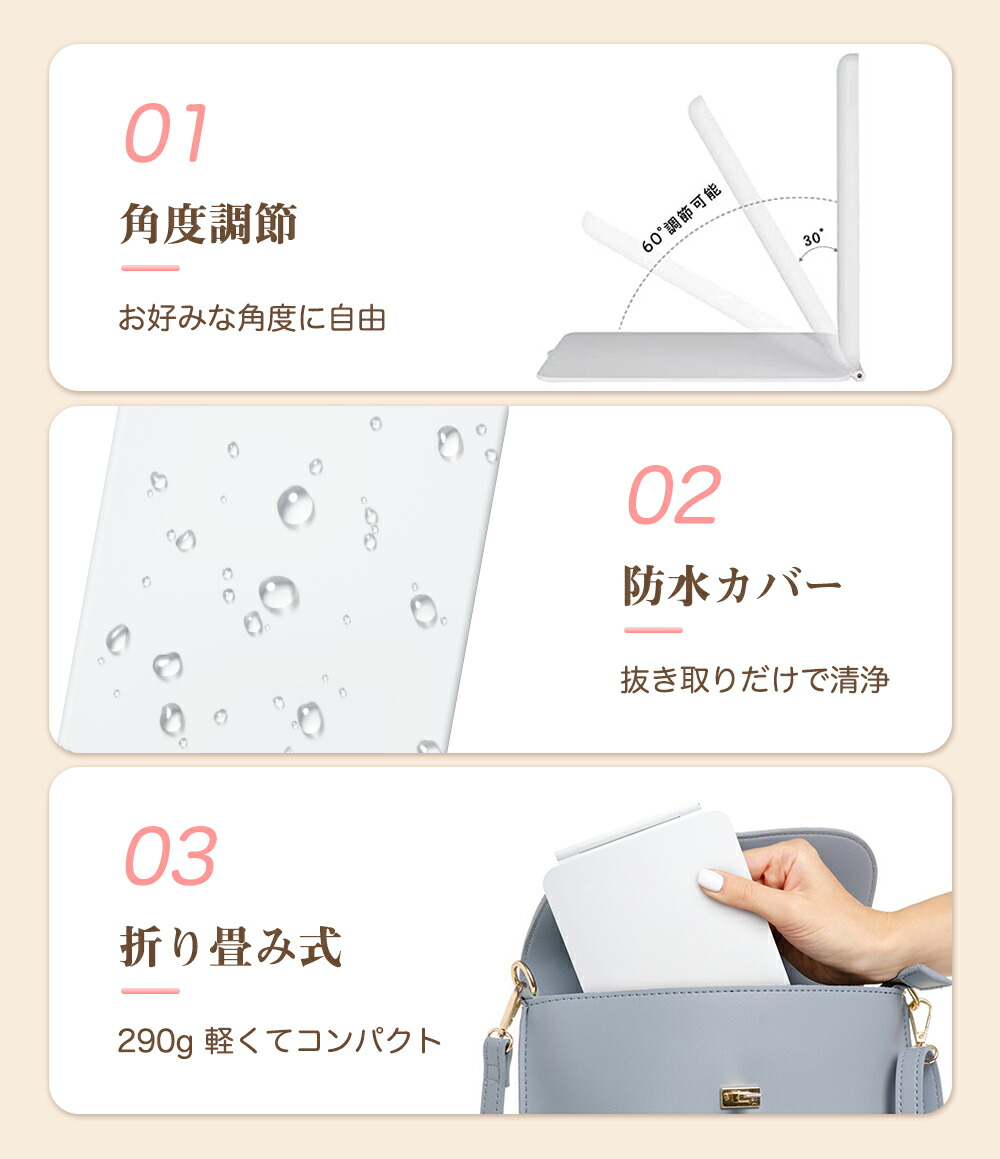 楽天市場】＼10%OFFクーポン／日光女優ミラー 3倍拡大鏡付き 化粧鏡