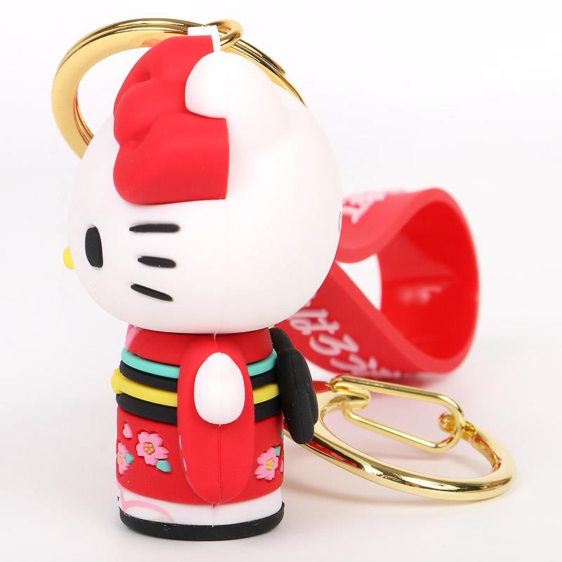 楽天市場】ハローキティ 立体キーホルダー 着物 和風 かわいい