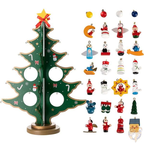 楽天市場】【クーポン配信中】木製 クリスマスツリー アドベント
