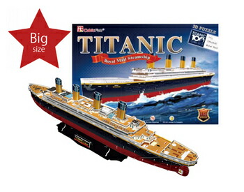 楽天市場】タイタニック号 BIGサイズ 立体パズル 【 オモチャ 3D 玩具