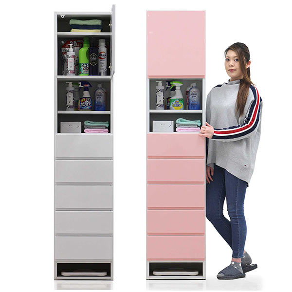 楽天市場】ランドリー収納 幅40cm 鏡面仕上げ 日本製 スリム