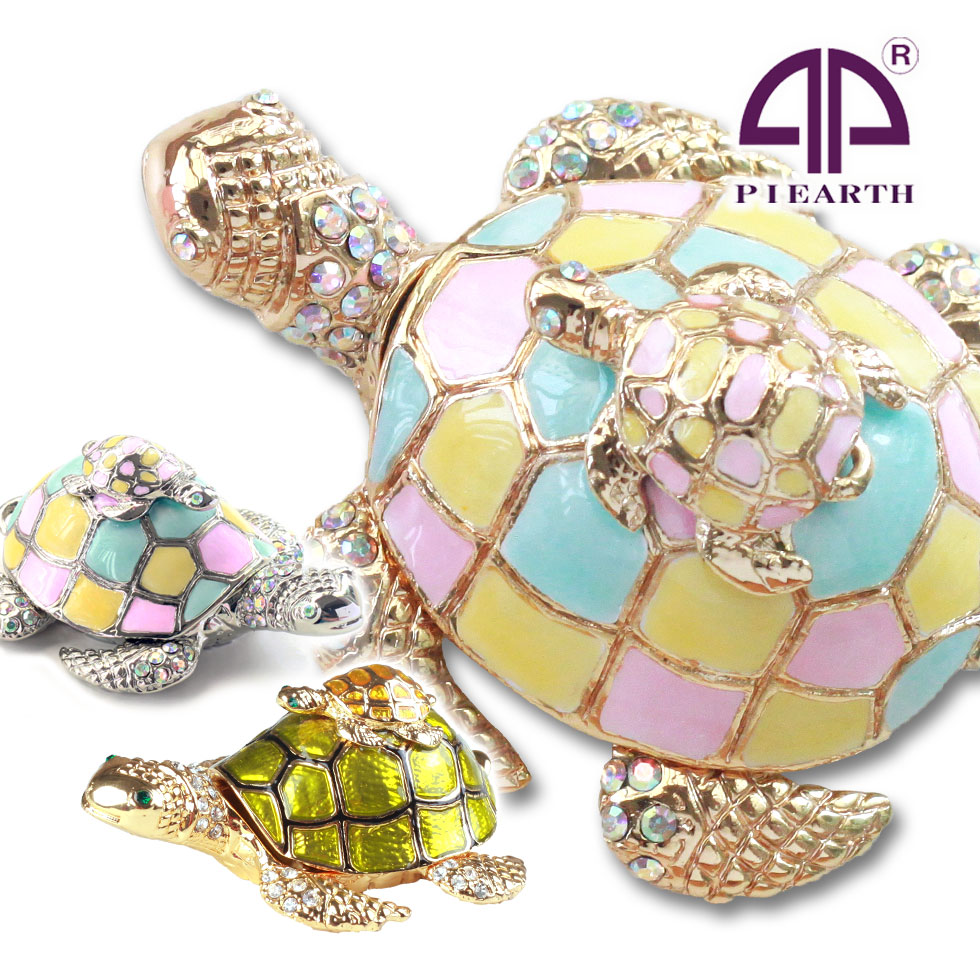 楽天市場】【正規品】 親子カメ （万年亀） 縁起物 クリスタル