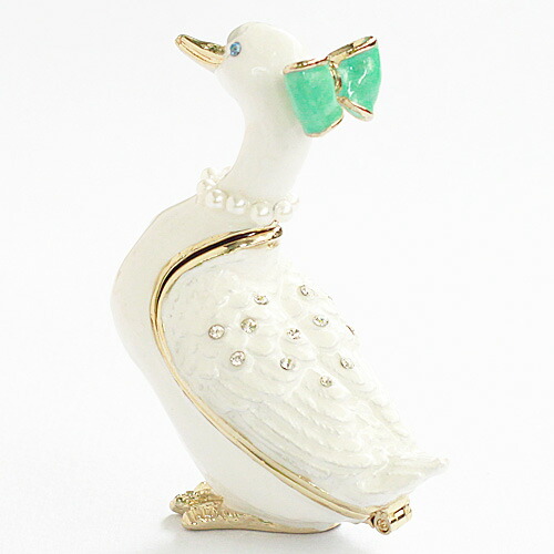 楽天市場】【正規品】 アヒル婦人 ジュエリーボックスアヒルを