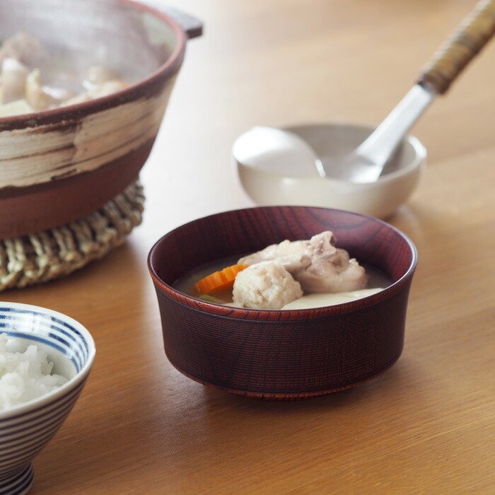 楽天市場】我戸幹男商店 欅 加飾取椀 挽筋 Red / 山中漆器 加飾挽き