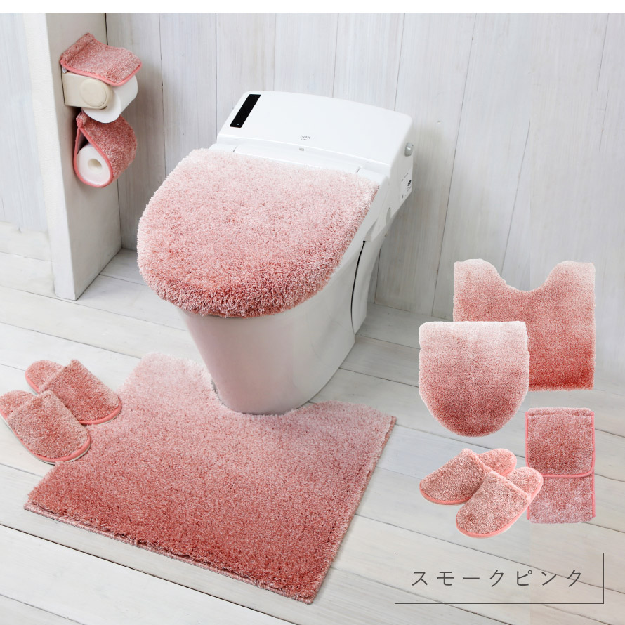 楽天市場】トイレマット ふわふわ トイレ フタカバー セット 4点