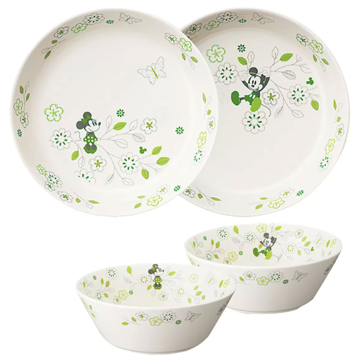 楽天市場】【送料無料】ディズニー プレート&ボウル 4個セット