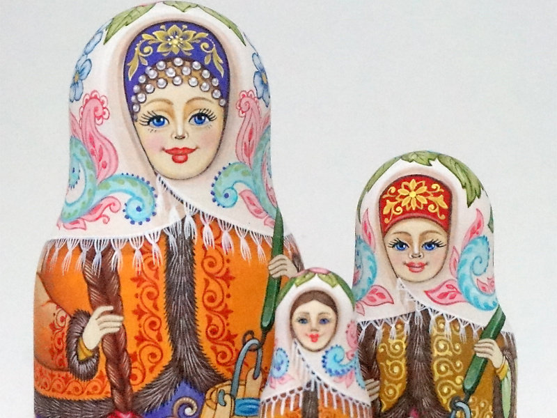 楽天市場】芸術作品 イコンシリーズ 高級マトリョーシカロシアの伝統的