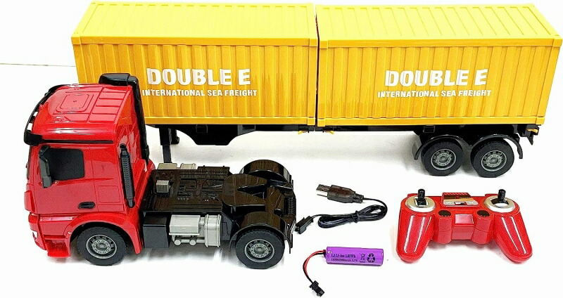楽天市場】1/26スケール 全長590mm 2.4GHz 大型 コンテナトレーラー