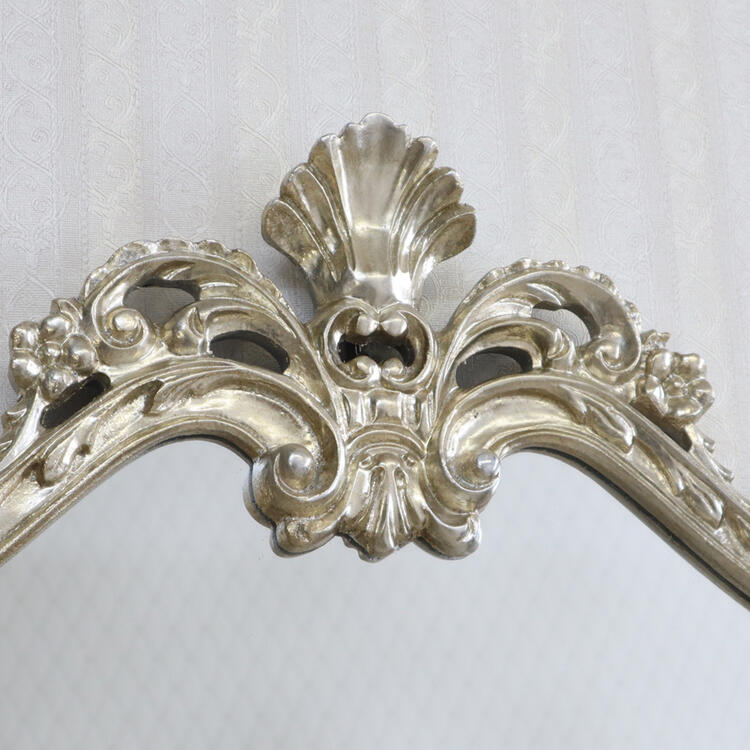 楽天市場】イタリア製 ウォールミラー シルバーアンティーク