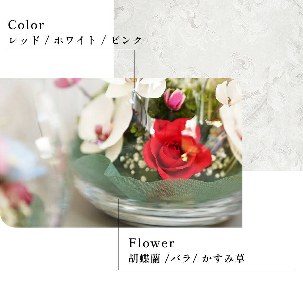 楽天市場】レンデフロール 日本製 ボトルフラワー ドライフラワー バラ