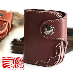 楽天市場】REDMOON レッドムーン MID Line 二つ折り財布 コードバン HR