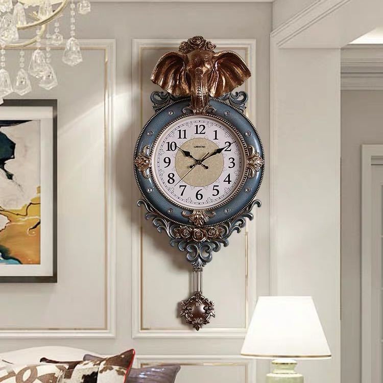 楽天市場】A024614掛け時計 部屋飾り 壁掛け時計．アンティーク