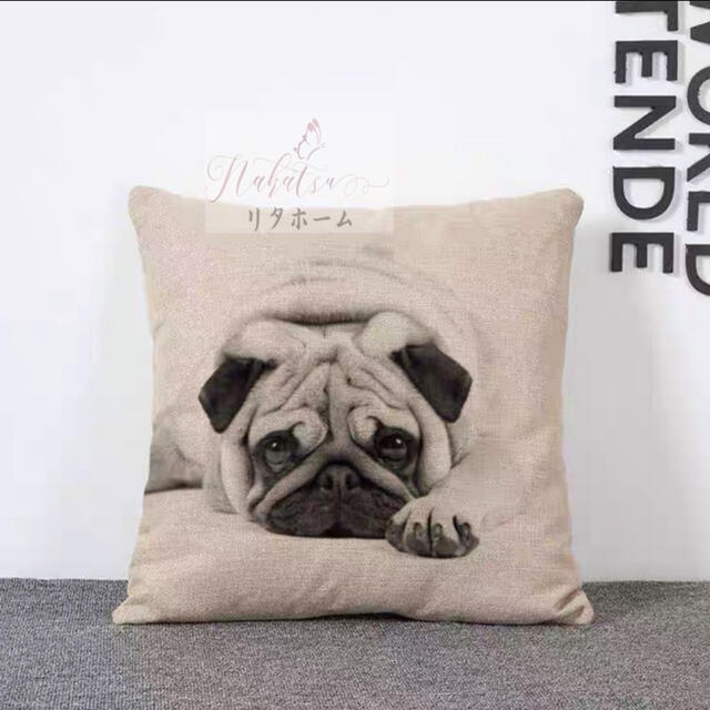 楽天市場】パグ クッションカバーの通販