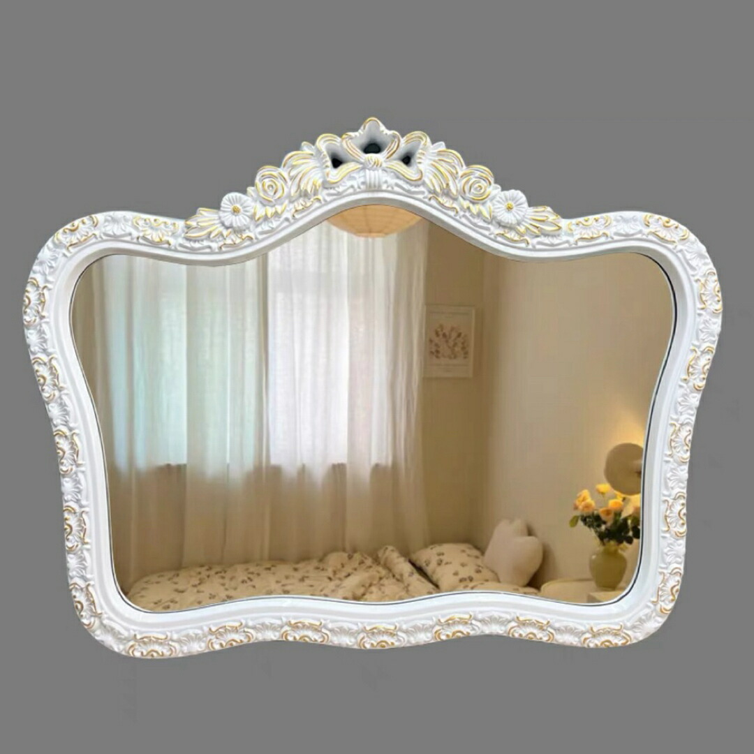 楽天市場】A032771高級感 豪華鏡 アンティーク調 壁掛け鏡 壁掛け