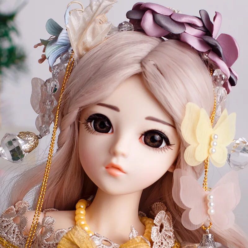 楽天市場】A059443プリンセスドール 60cm フランス人形本体 メイク