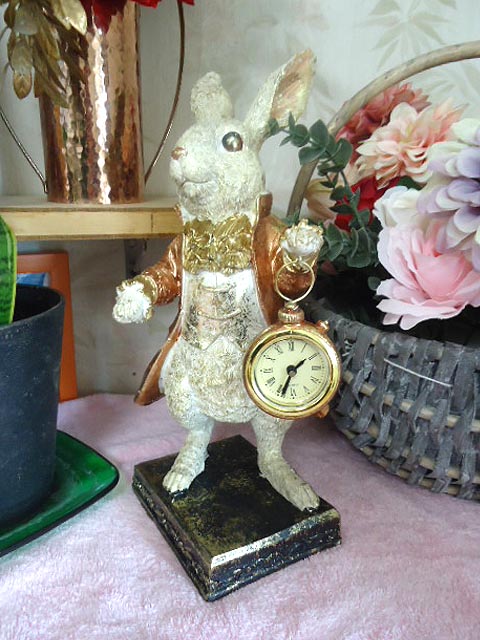 楽天市場】不思議の国のアリス 時計を持った白ウサギ執事 ラビット