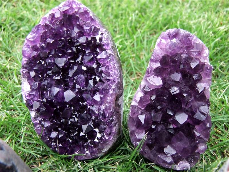 楽天市場】【全品P2倍】4A【アメジスト（紫水晶）クラスター スタンド